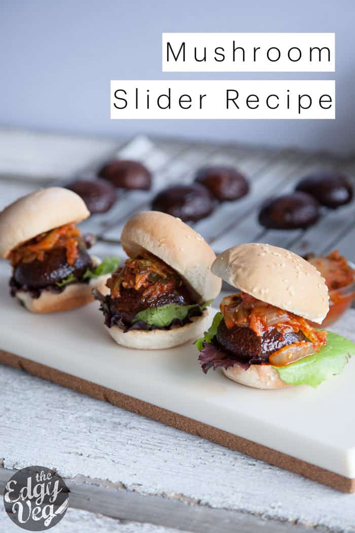 Portobello Mushroom Sliders | Veggie Burger Recipe