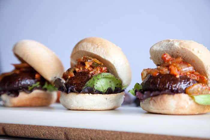 Portobello Mushroom Sliders | Veggie Burger Recipe