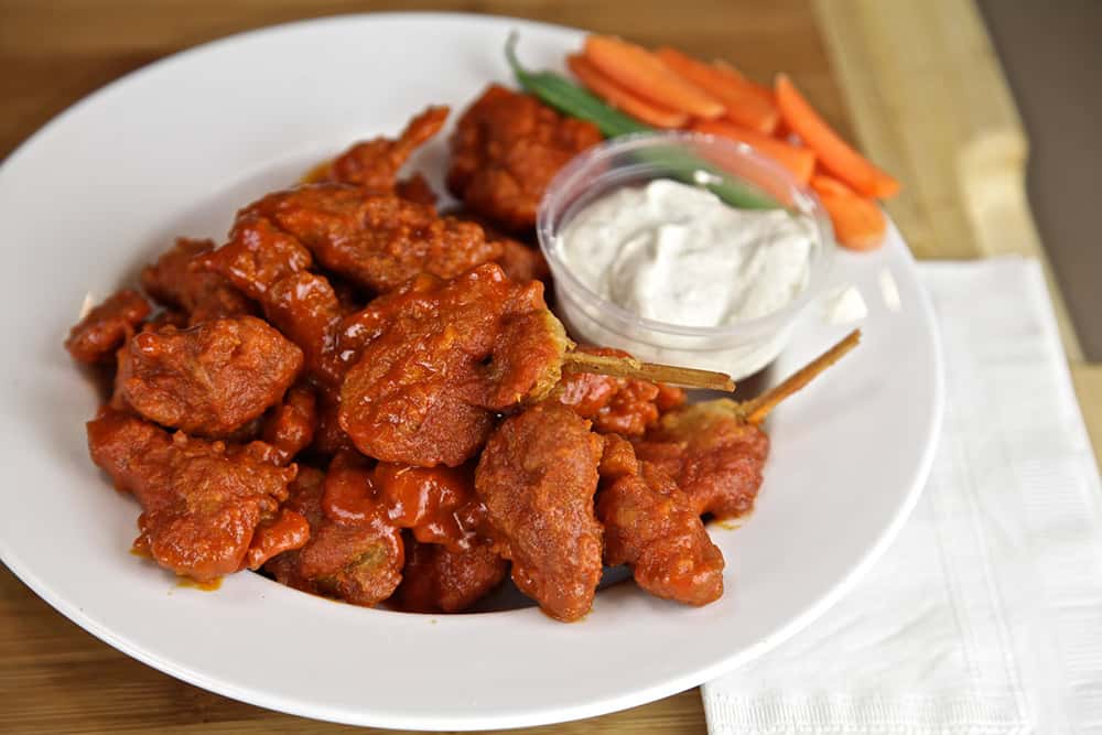 Vegan Buffalo Wings Recipe | The Edgy Veg