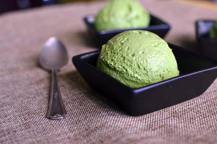 Blueberry Matcha Green Tea Ice Cream: Vegan Ninja Creami Recipe