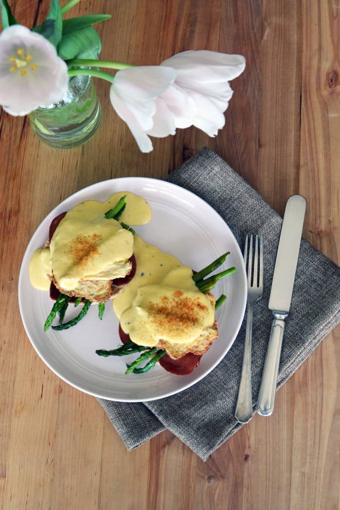 vegan eggs benedict recipe