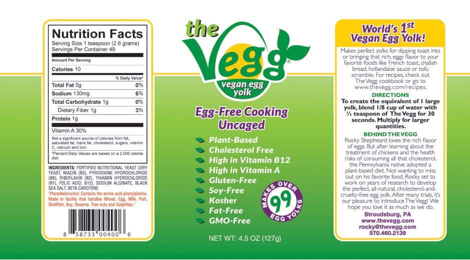 the vegg vegan yolk