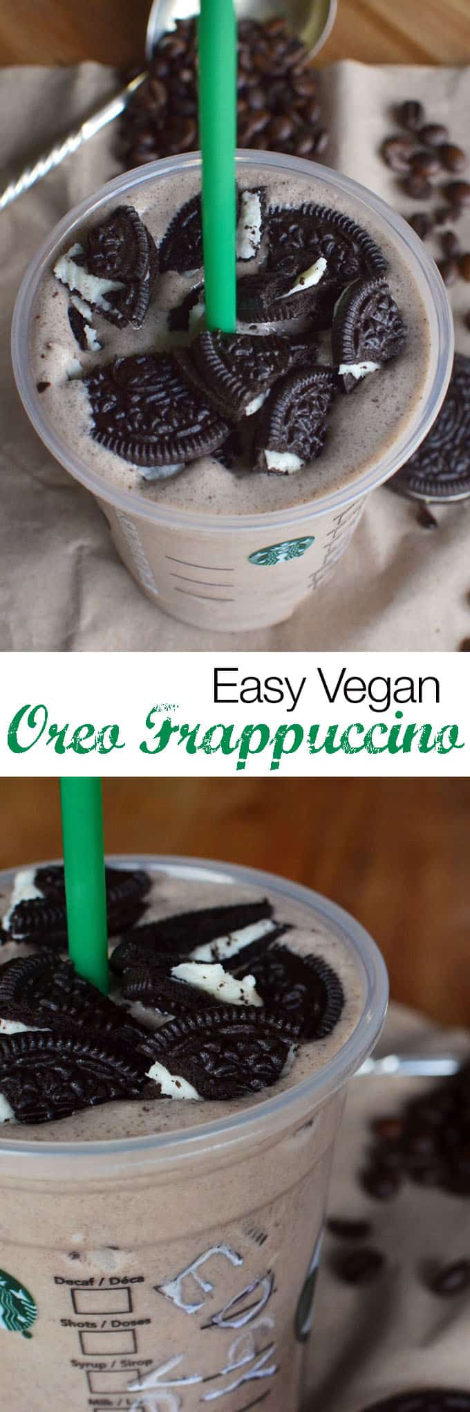 Vegan Oreo Frappuccino