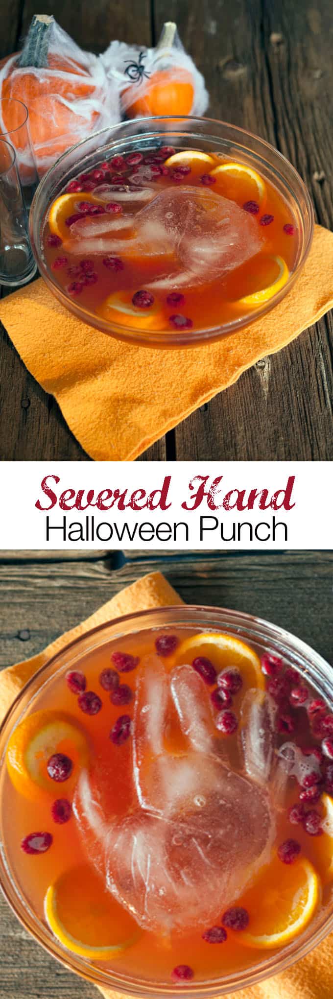 Halloween recipe Severed Hand Punch Recipe