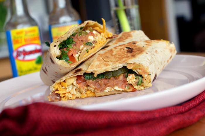 vegan breakfast burrito