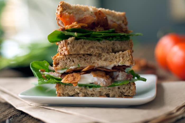 Vegan BLT sandwich recipe