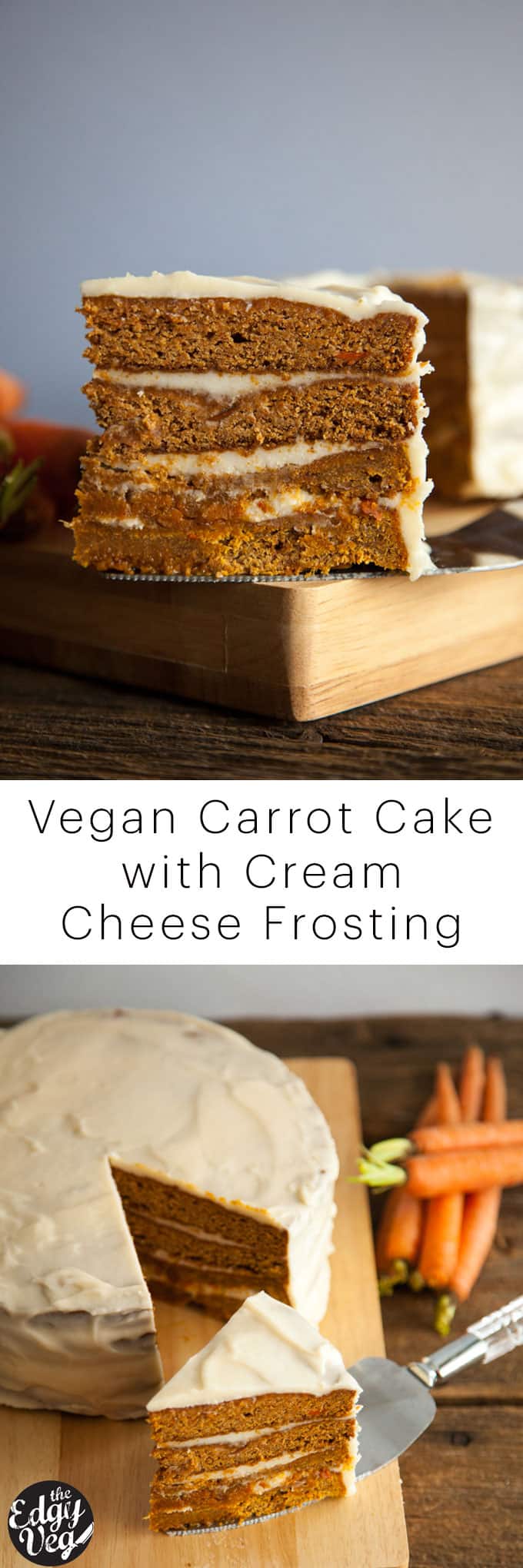 Vegan Recipe: Carrot Cake with Cream Cheese Frosting for Easter