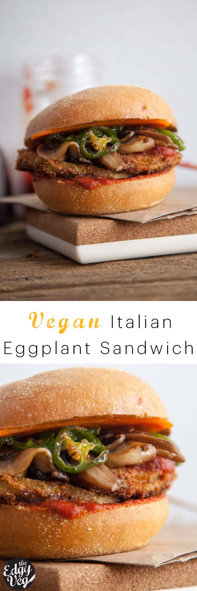 Italian Eggplant Sandwich: Vegan Recipe
