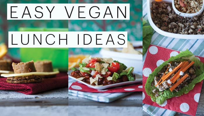 Easy Vegan Back to School Lunch Ideas Tofu Lettuce Wraps