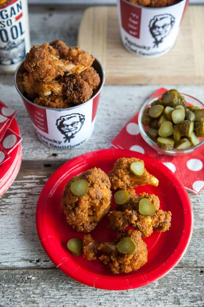 KFC Nashville Hot Chicken Recipe using Cauliflower vegan recipe