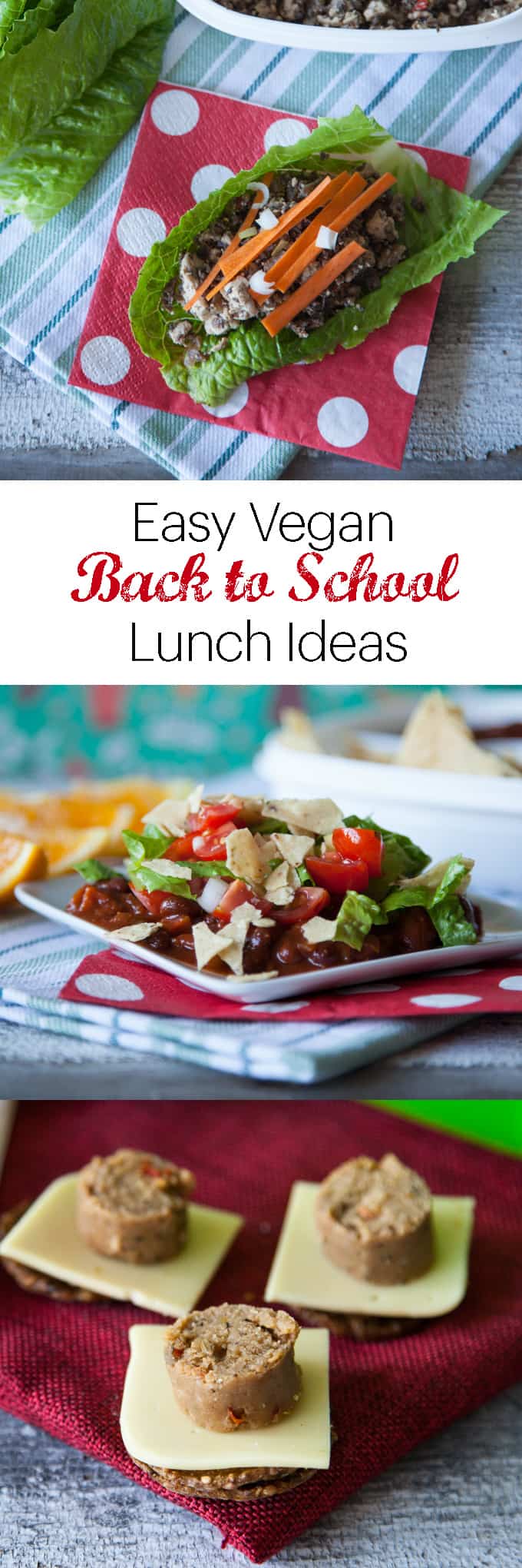 Easy Vegan Back to School Lunch Ideas | DIY Lunchables | Mushroom Tofu