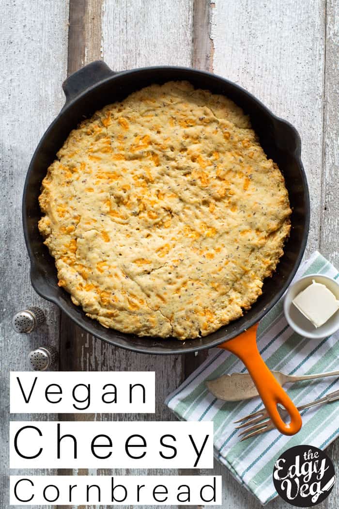 Cheesy Cornbread Recipe | Vegan Holiday Recipe