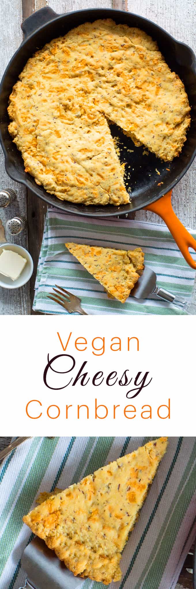 Cheesy Cornbread Recipe | Vegan Holiday Recipe