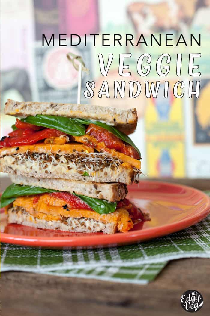 roasted sweet potato sandwich