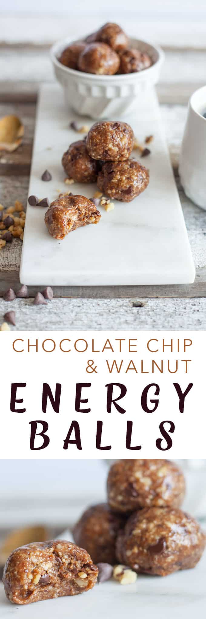 energy bites no bake chocolate chip