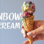 vegan rainbow ice cream