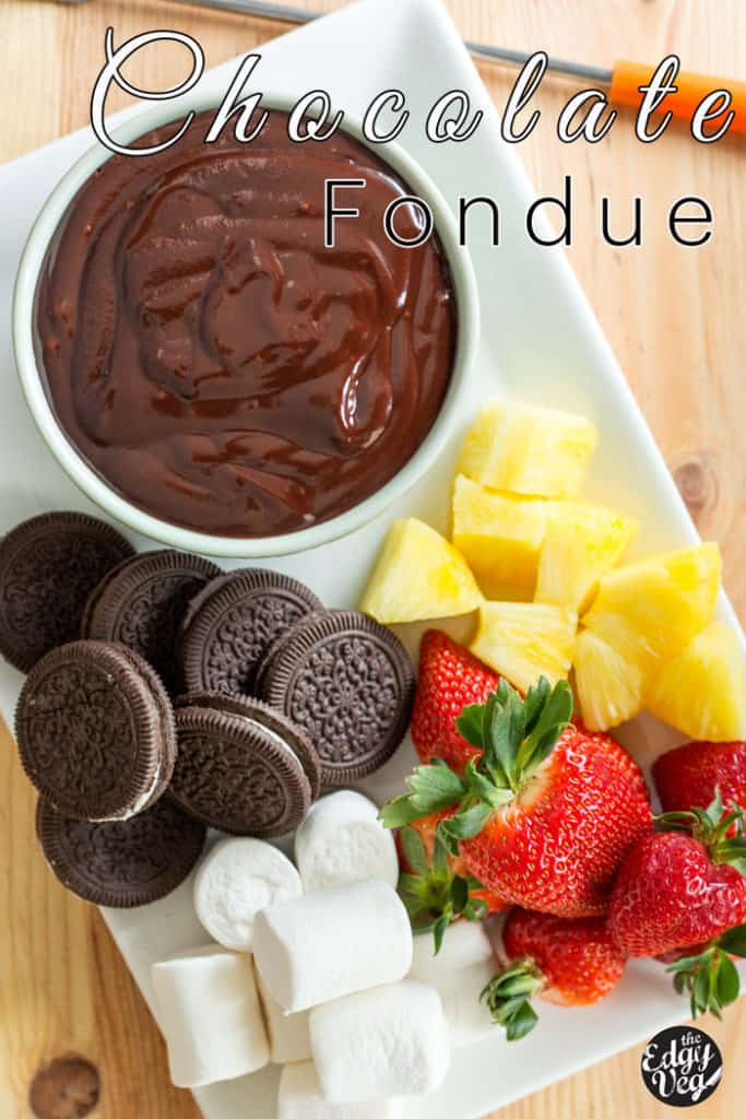 How to make shop chocolate fondue