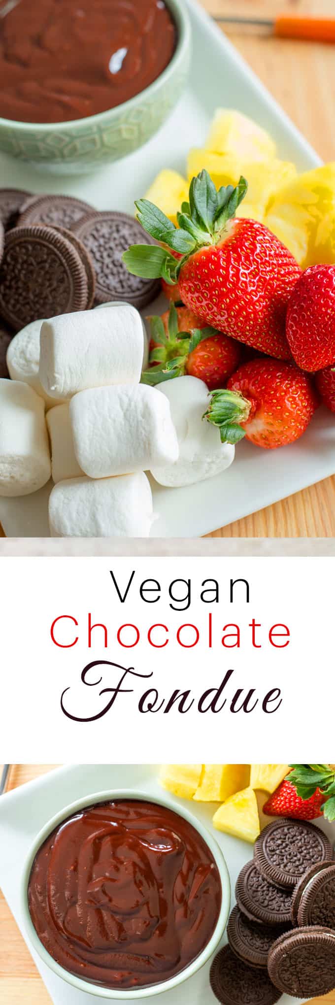 vegan chocolate fondue recipe