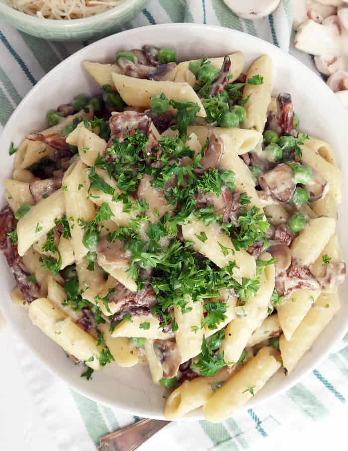 vegan mushroom cream sauce recipe