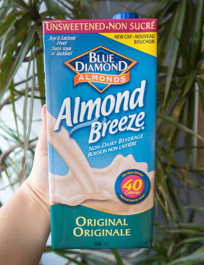 What is in almond milk blue diamond almond milk