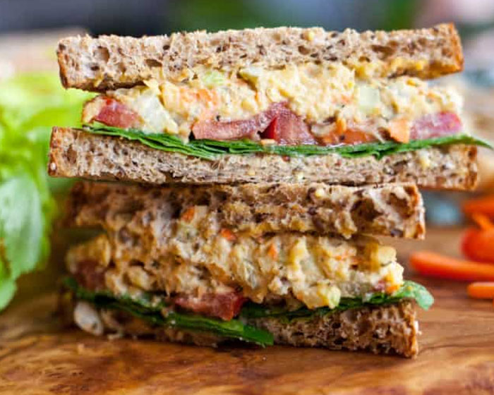 Vegan Tuna Salad Sandwiches