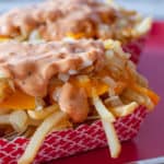Vegan animal style fries recipe