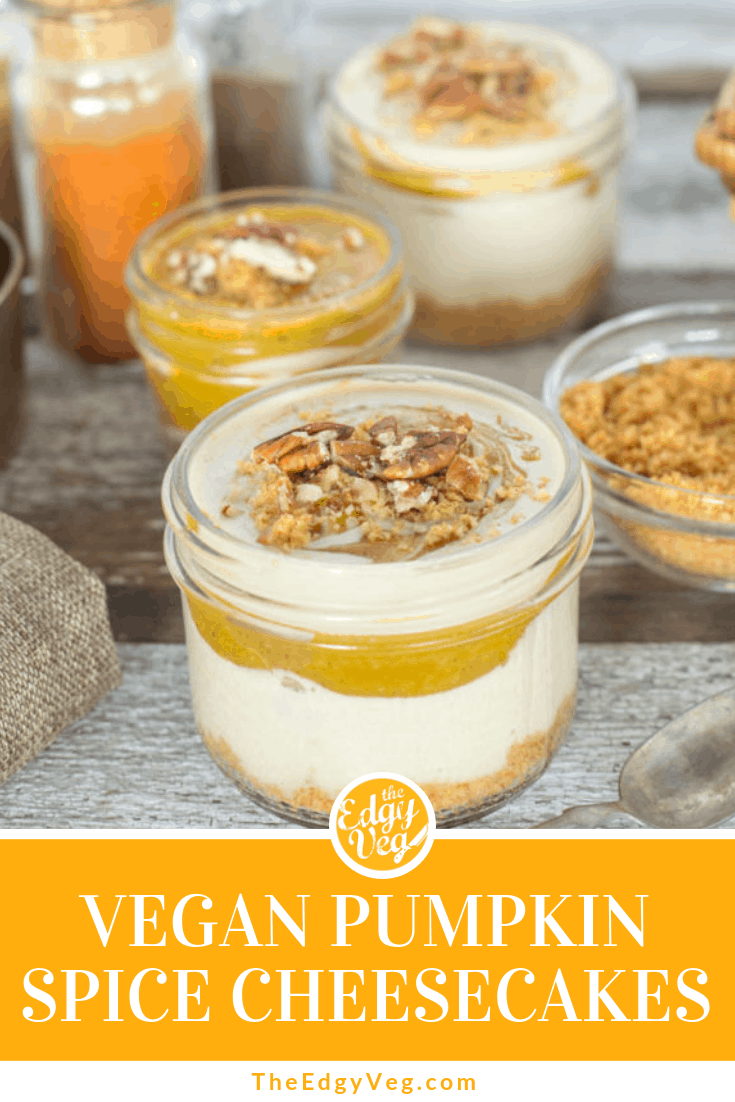 Best Vegan Pumpkin recipes pumpkin spice cheesecakes
