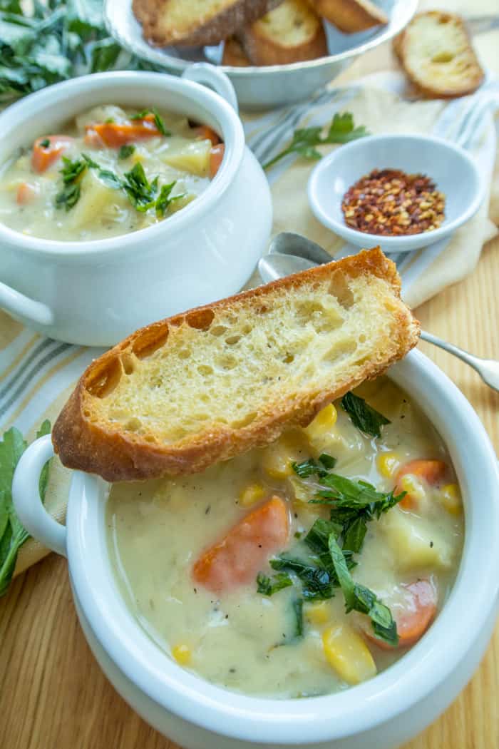 vegan corn chowder recipe