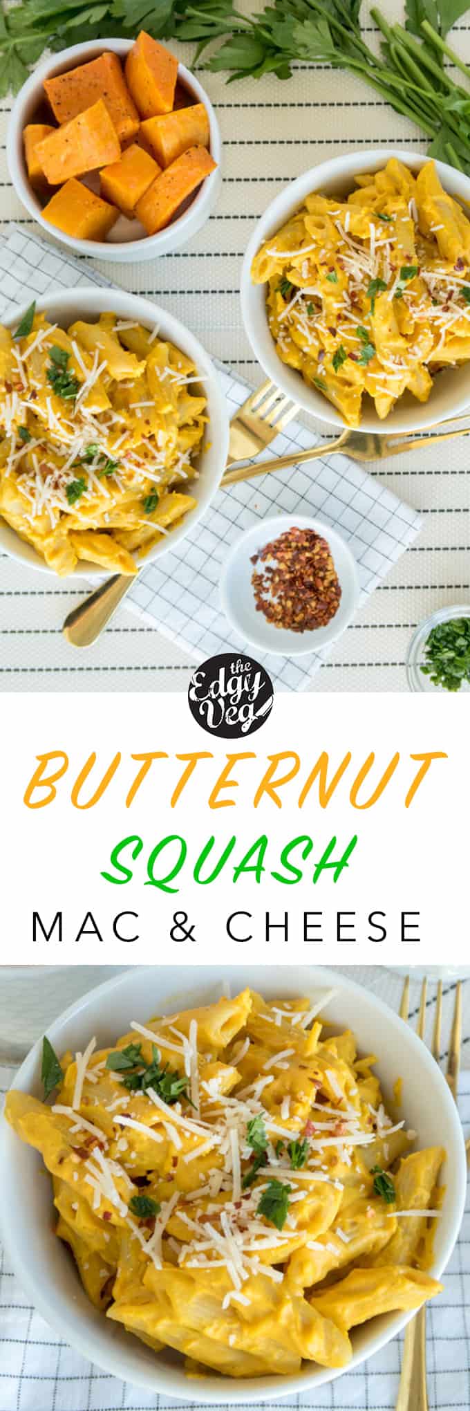 Butternut Squash mac and cheese