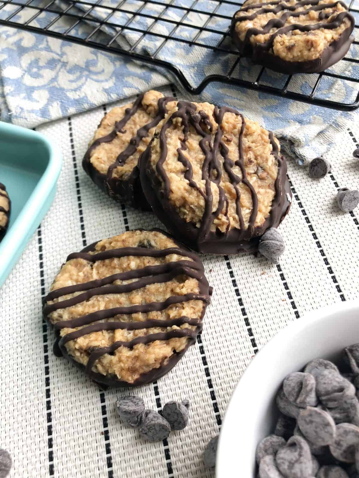 Toasted Coconut Chocolate Cookies
