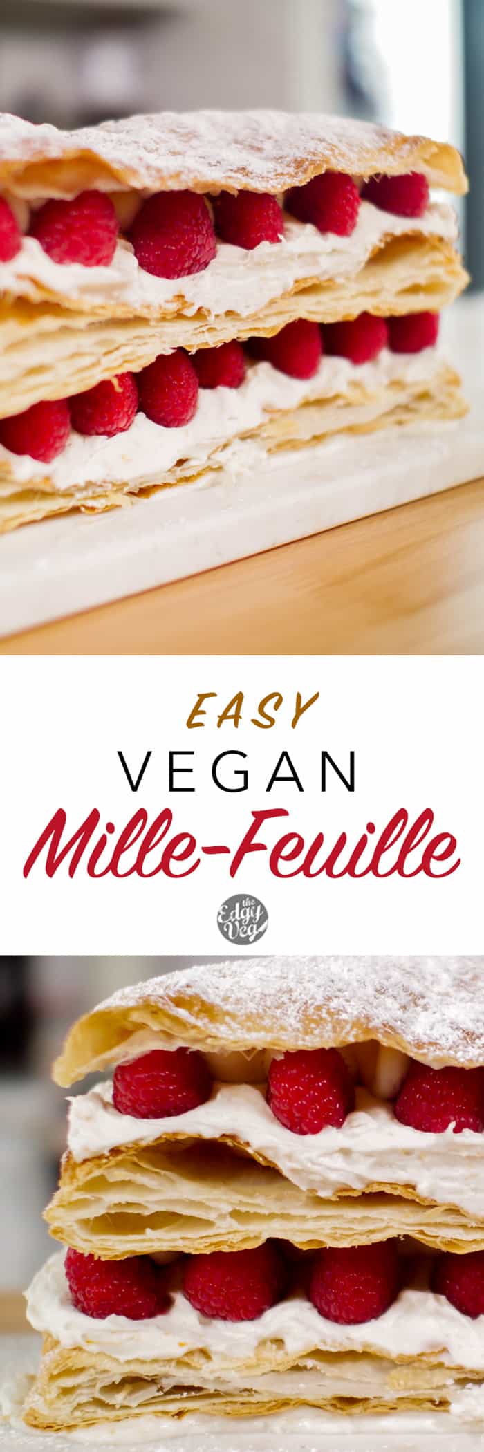 Easy Vegan Mille Feuille Recipe  Inspired by Gordon Ramsay - The Edgy Veg