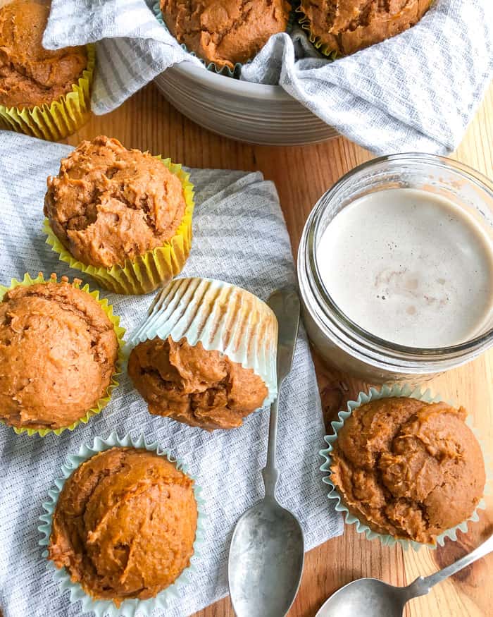 Pumpkin Spice Muffins using Cake Mix