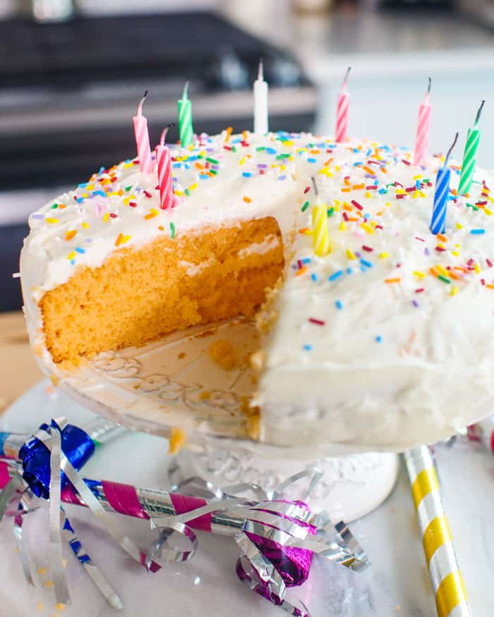 Vegan Creamsicle Cake