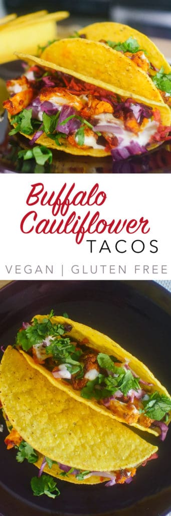 Buffalo Cauliflower Wing Tacos