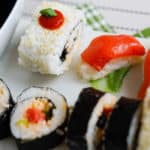 Watermelon Tuna sushi