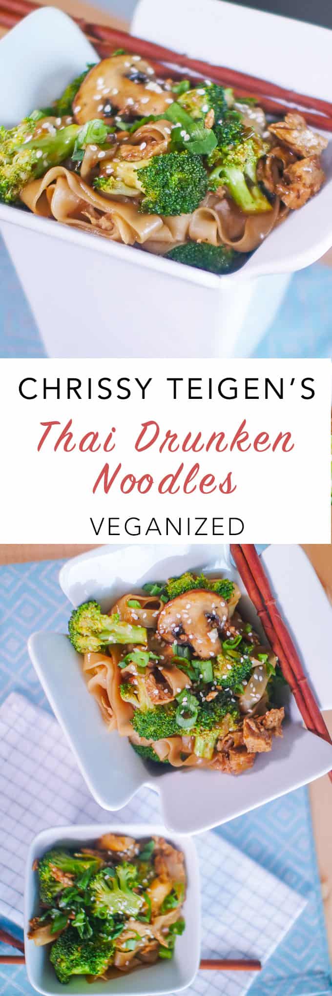 vegan Thai Drunken Noodles