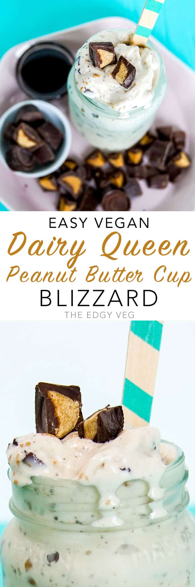 vegan Dairy Queen peanut butter cup Blizzard
