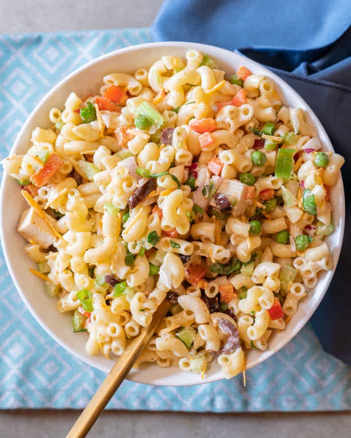 Vegan Macaroni Salad Recipe for BBQs | Vegan Summer Salad - The Edgy Veg