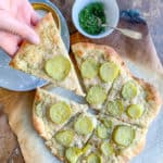 VEGAN Dill Pickle Pizza