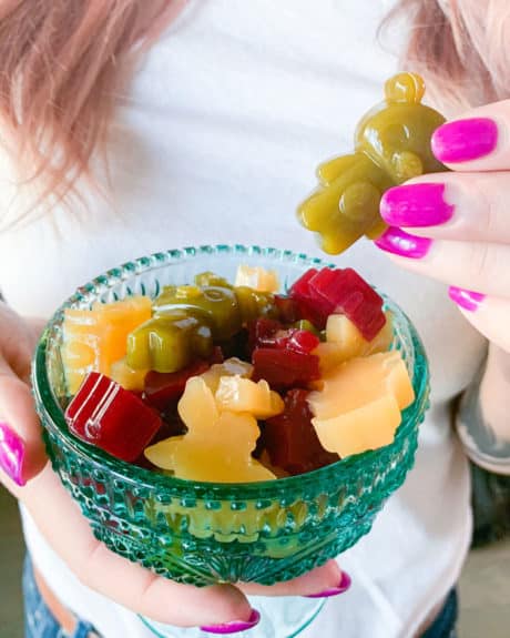 Vegan Gummy Bears Recipe - Gummy Bears Without Gelatin - The Edgy Veg