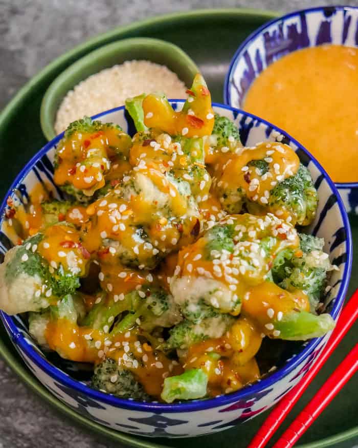 Vegan Bang Bang Broccoli + Sauce Recipe | The Edgy Veg