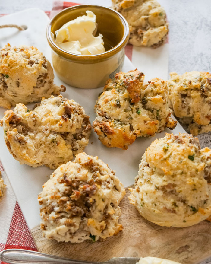 Vegan cheese scones