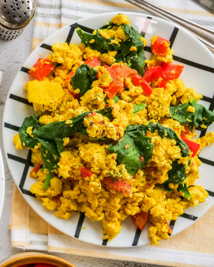 Vegan Scrambled Eggs Tofu