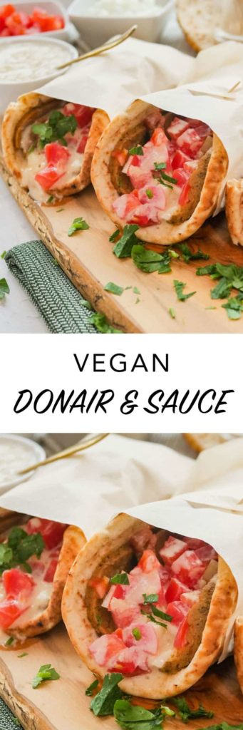 Vegan Donair and Sauce