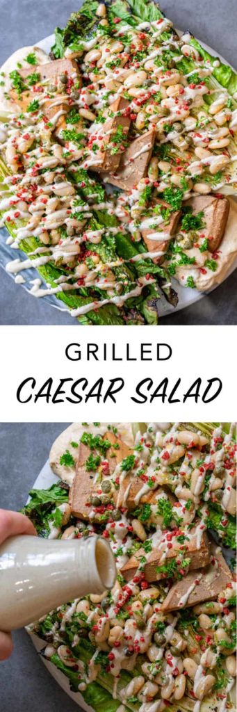 Grilled Caesar Salad | Vegan Recipe