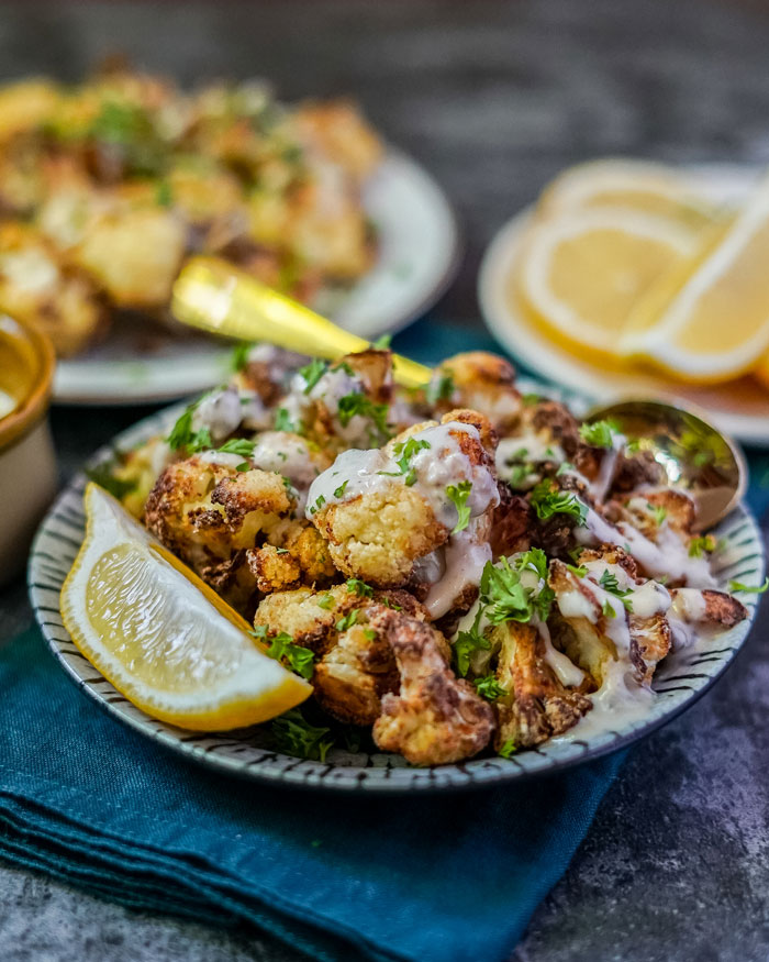 Lebanese Cauliflower Bites Arnabeet