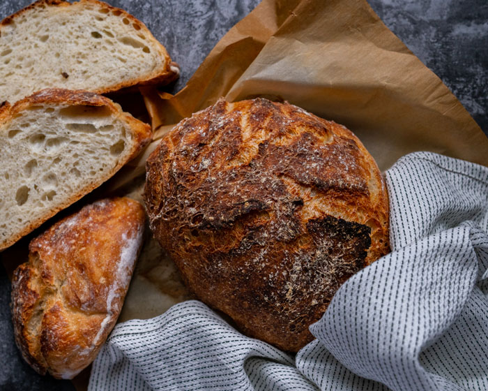 No-Knead 4 Seed Dutch Oven Bread - Nourish and Fete