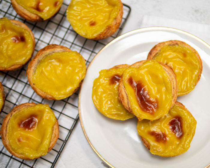 Vegan Portuguese Custard Tarts