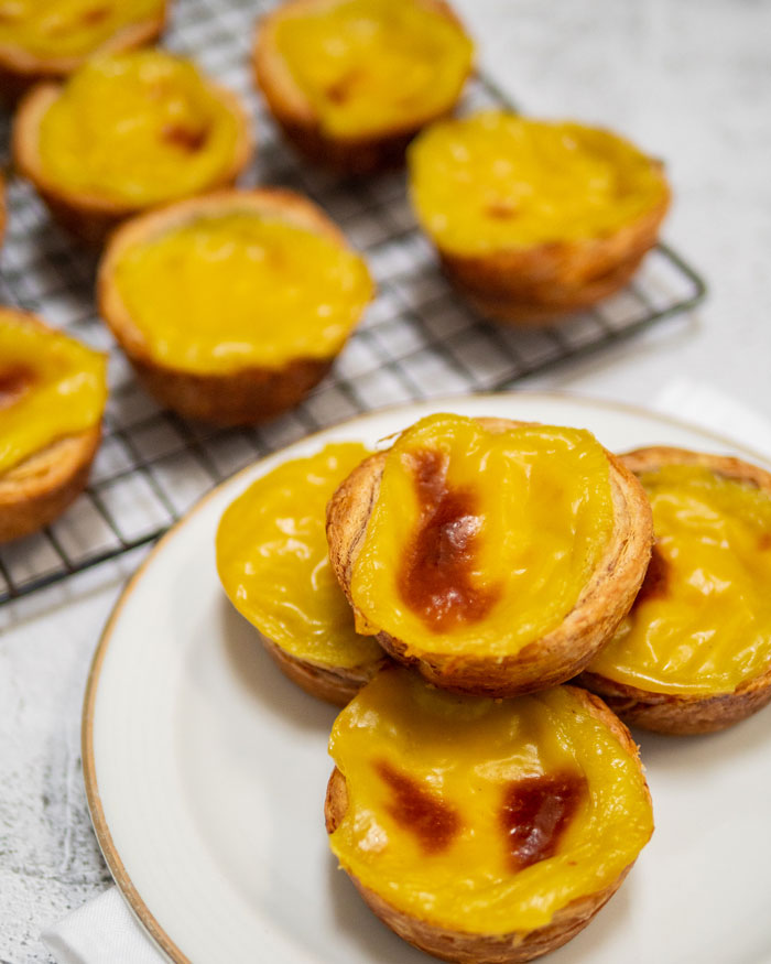 Vegan Portuguese Custard Tarts | Eggless & Dairy-Free