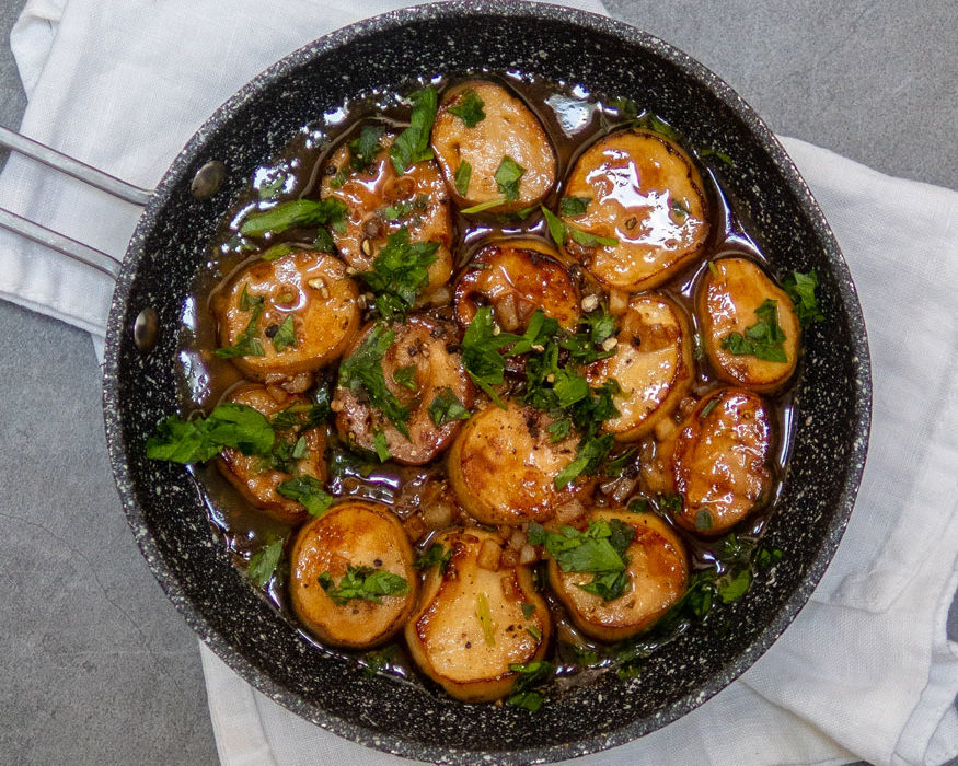 Vegan scallops